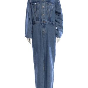 The Frankie Shop Blue Denim Women's Junpsuit